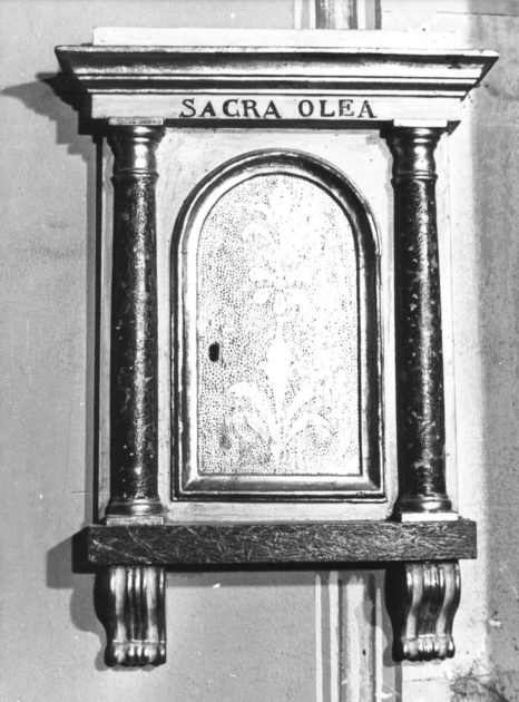 tabernacolo murale - ambito garfagnino (secc. XIX/ XX)