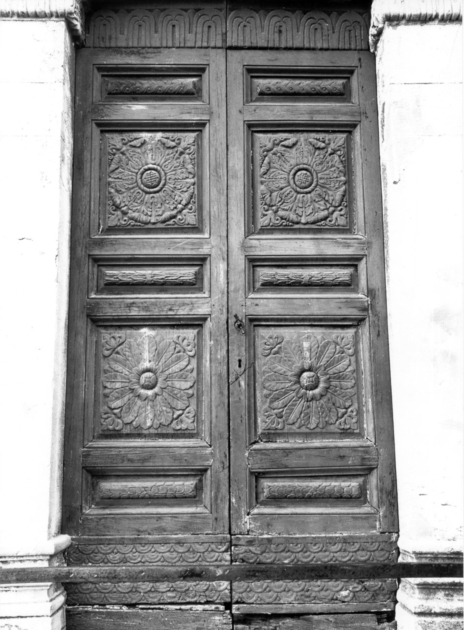 porta - a due battenti - bottega toscana (sec. XIX)