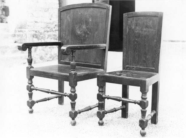 sedia, serie - bottega lucchese (sec. XX)