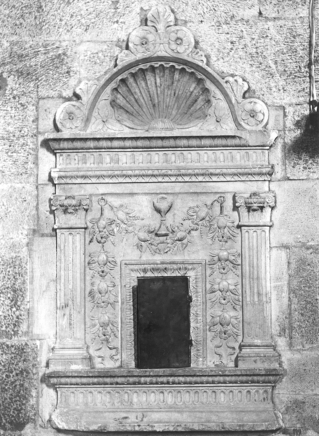 tabernacolo - a frontale architettonico di Civitali Matteo (maniera) (sec. XVI)