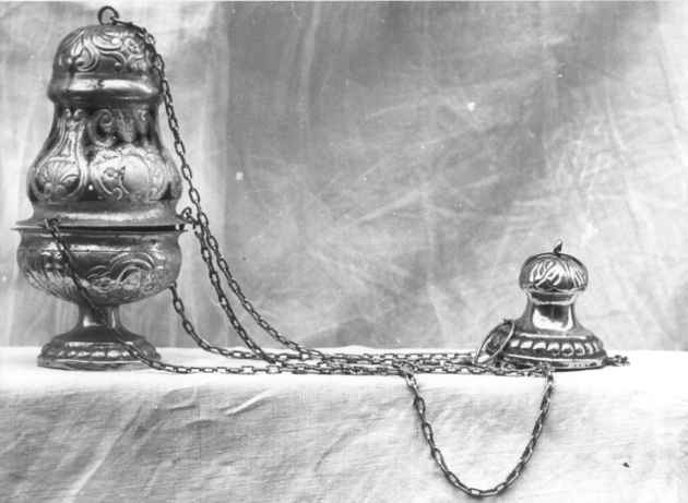 servizio per incensazione - bottega lucchese (seconda metà sec. XIX)