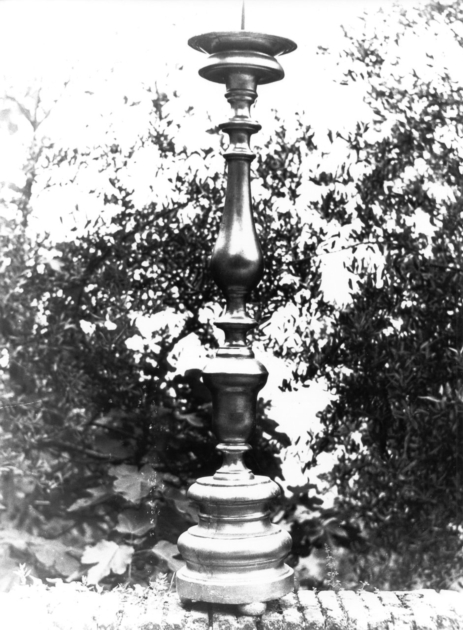 candeliere - bottega lucchese (seconda metà sec. XIX)