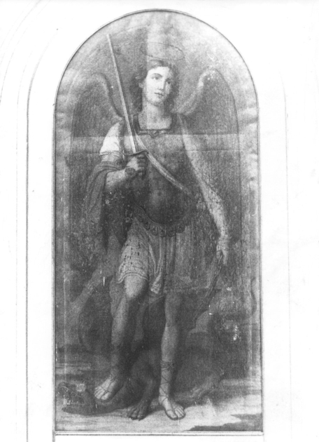 SAN MICHELE ARCANGELO (dipinto) di Lembi Stefano (sec. XIX)