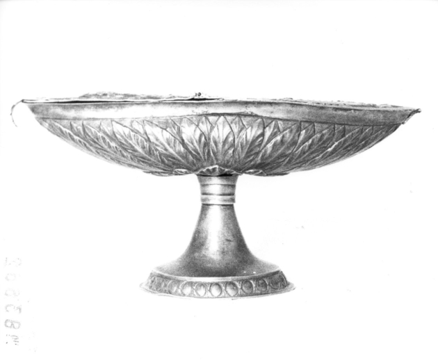 navicella portaincenso - bottega italiana (fine/inizio secc. XVIII/ XIX)