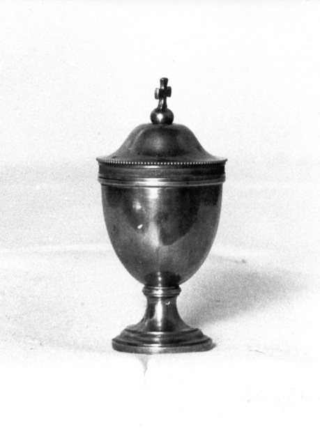 scatola per ostie - bottega toscana (seconda metà sec. XIX)