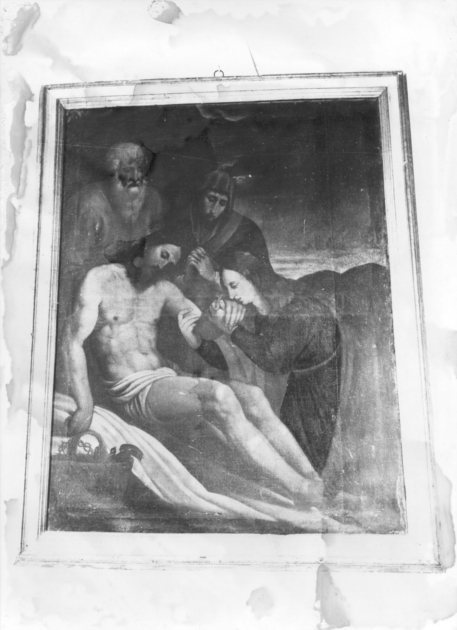 DEPOSIZIONE DI CRISTO DALLA CROCE (dipinto) - ambito lucchese (sec. XVII)