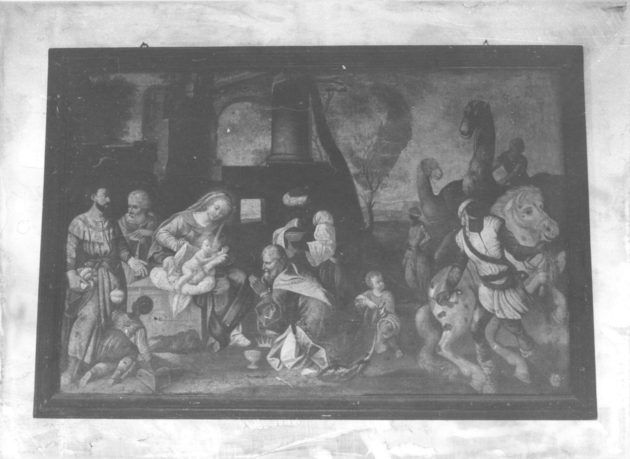 adorazione dei Re Magi (dipinto) - ambito veneto (prima metà sec. XVI)