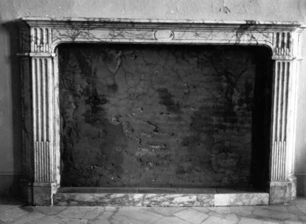 mostra di camino - bottega toscana (secc. XIX/ XX)