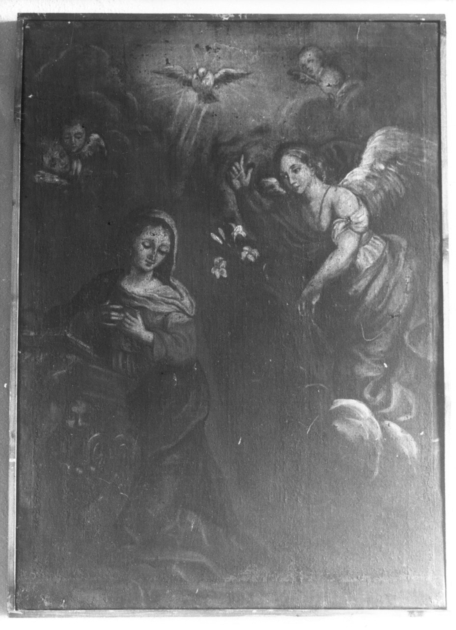 ANNUNCIAZIONE (dipinto) - ambito italiano (fine/inizio secc. XVII/ XVIII)