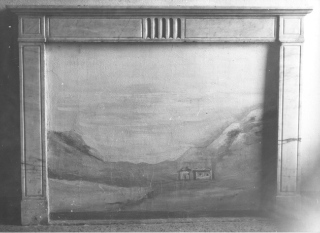 mostra di camino - bottega toscana (sec. XIX)