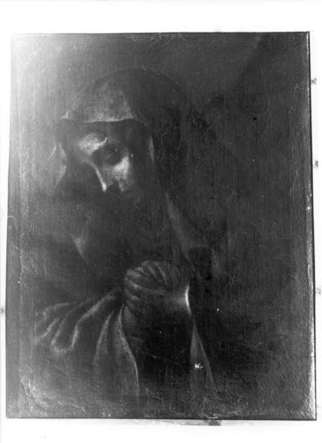 MADONNA ADDOLORATA (dipinto) - ambito lucchese (sec. XIX)