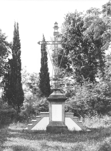 croce penitenziale - bottega lucchese (sec. XIX)