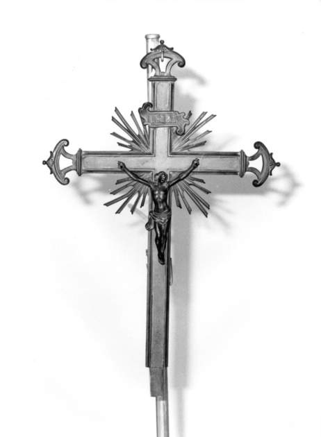 croce - bottega lucchese (prima metà sec. XVIII)