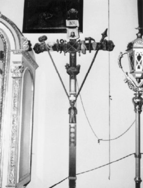 croce penitenziale - bottega lucchese (fine sec. XVIII)