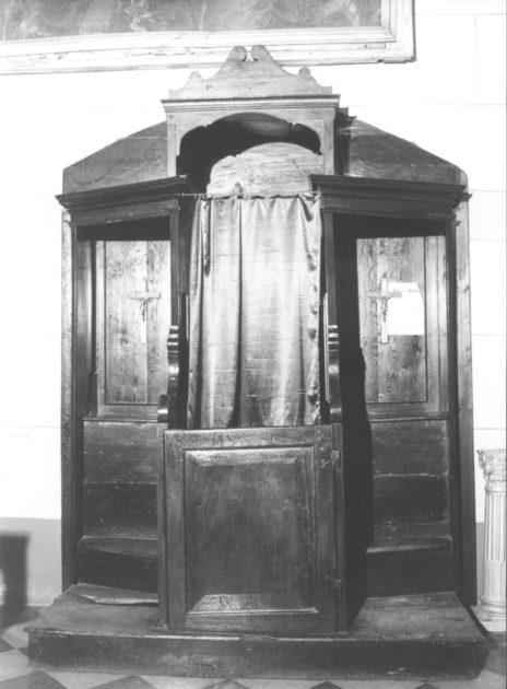 confessionale - bottega lucchese (fine sec. XVIII)