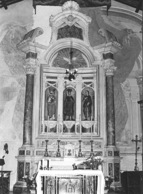 altare maggiore - bottega lucchese (seconda metà sec. XVIII)