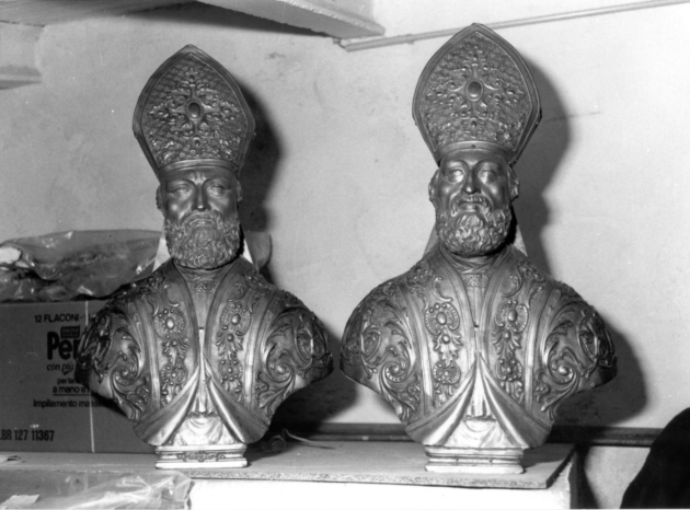 reliquiario - a busto - bottega lucchese (metà sec. XVIII)