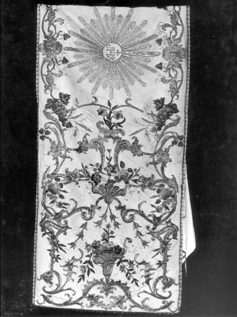 velo omerale - manifattura italiana (sec. XVIII)