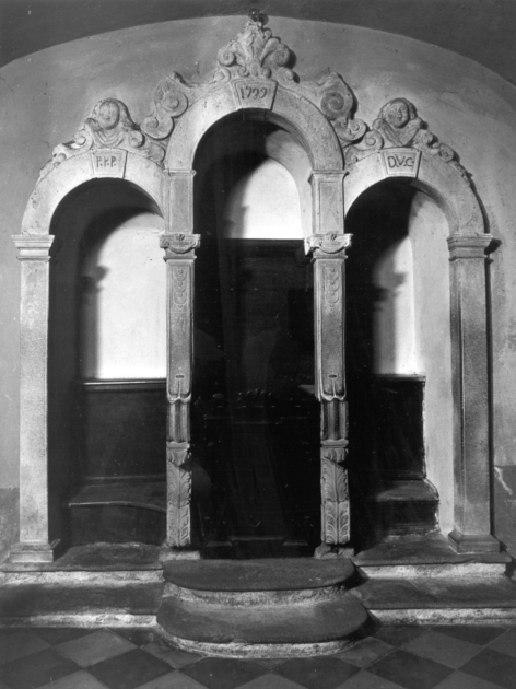 confessionale - bottega lucchese (sec. XVIII)