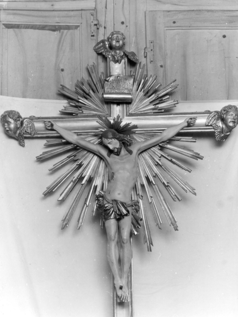 crocifisso - bottega italiana (fine/inizio secc. XVIII/ XIX)