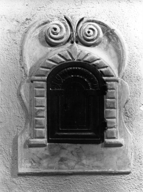 tabernacolo murale, serie - bottega toscana (sec. XVIII)