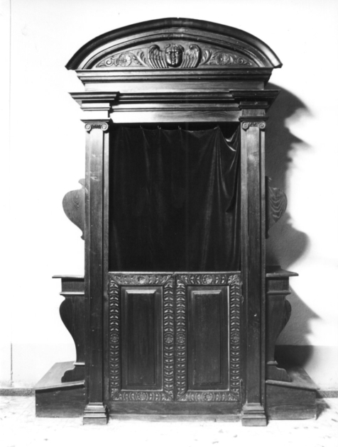 confessionale - bottega lucchese (sec. XIX)