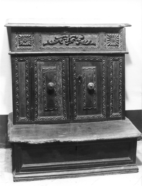 inginocchiatoio - bottega lucchese (sec. XVII)