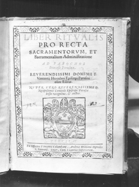 coperta di libro liturgico - bottega perugina (sec. XVI)