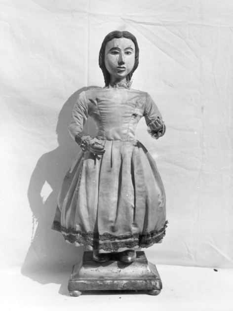 MADONNA DEL ROSARIO (statua) - bottega toscana (sec. XIX)