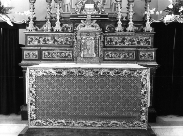 altare maggiore - bottega toscana (sec. XVIII)