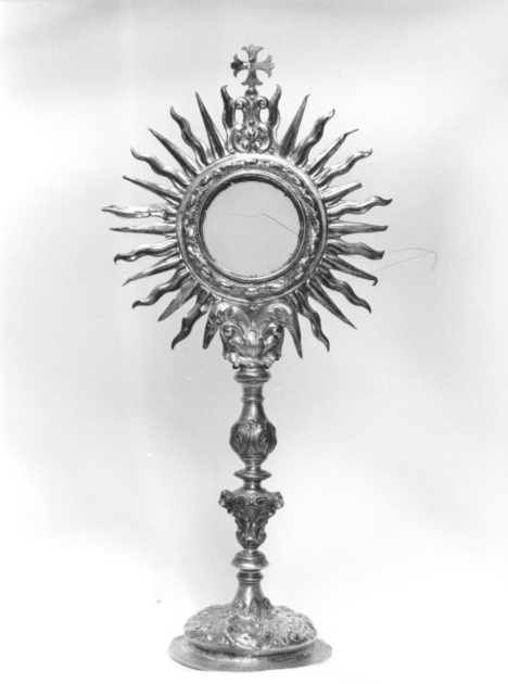 ostensorio - a raggiera - bottega padovana (primo quarto sec. XVIII)