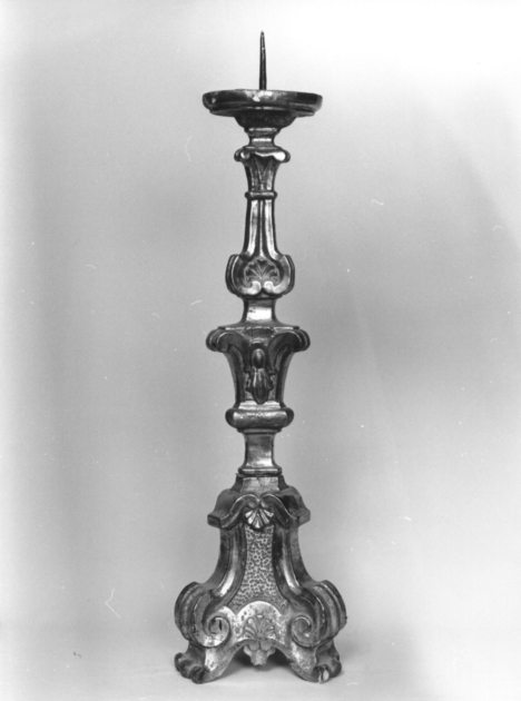 candeliere, serie - bottega toscana (fine/inizio secc. XIX/ XX)