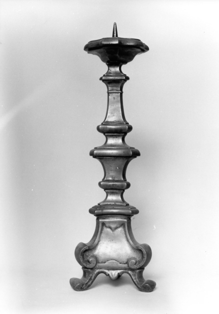 candeliere, serie - bottega toscana (seconda metà sec. XVIII)