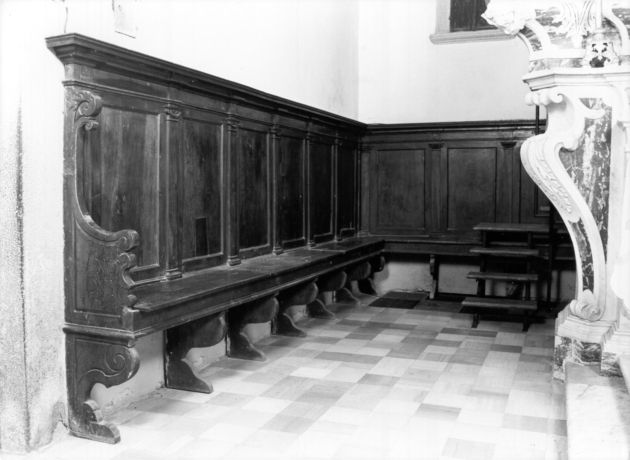 stalli del coro - bottega toscana (sec. XVIII)