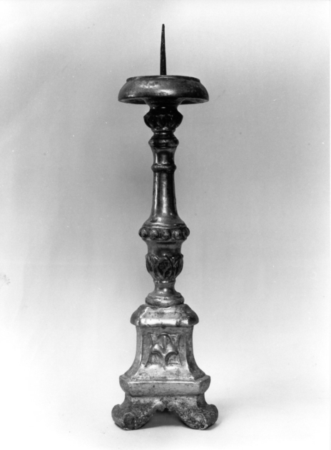 candeliere, serie - bottega toscana (fine/inizio secc. XIX/ XX)