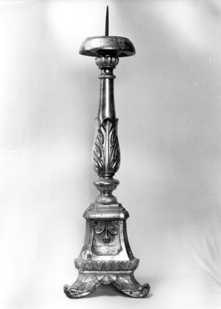 candeliere, serie - bottega toscana (fine/inizio secc. XIX/ XX)