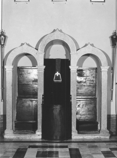 confessionale - bottega lucchese (sec. XVIII)