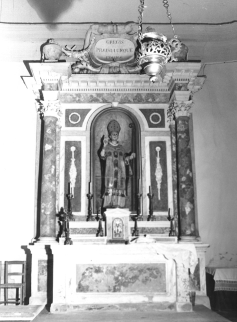 altare maggiore - bottega lucchese (sec. XIX)