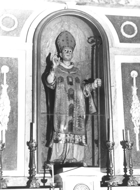 SAN CARLO BORROMEO (statua) - bottega italiana (sec. XIX)