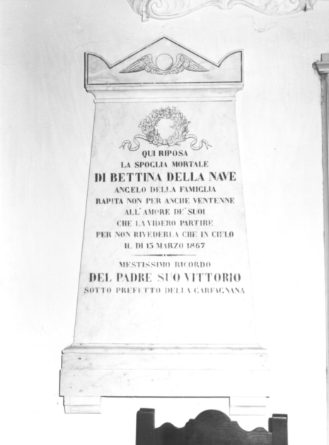 lastra tombale - bottega lucchese (sec. XIX)