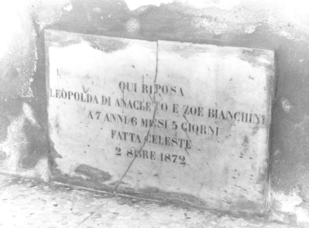 lastra tombale - bottega lucchese (sec. XIX)