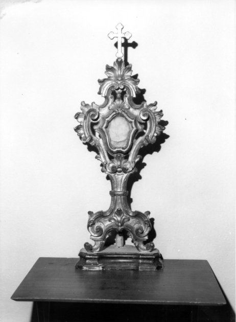 reliquiario - a ostensorio - bottega toscana (sec. XVIII)