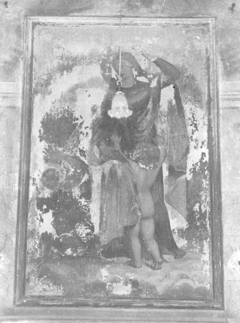 MADONNA DEL SOCCORSO (dipinto) - ambito lucchese (secc. XVIII/ XIX)