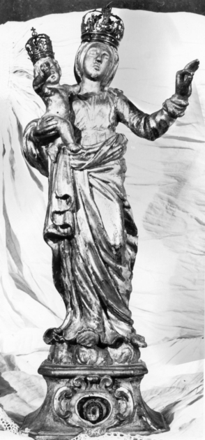 Madonna del Rosario (reliquiario - a statuetta) - ambito lucchese (sec. XVIII)