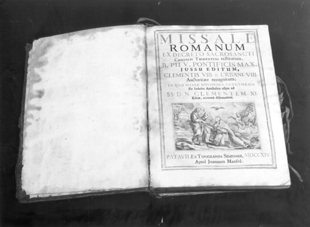 coperta di libro liturgico - bottega padovana (sec. XVIII)