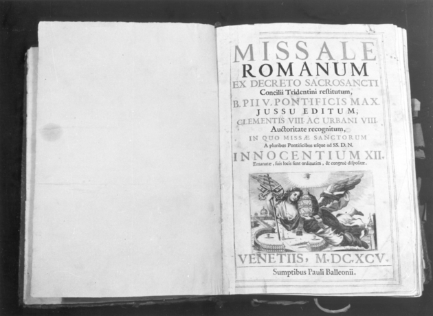 coperta di libro liturgico di Piccini Isabella (sec. XVII)