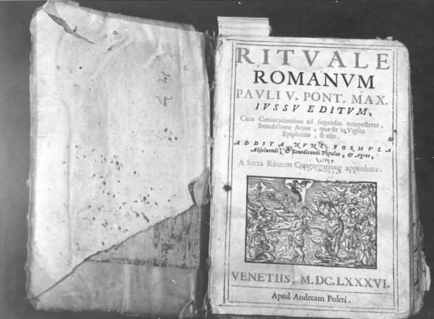 coperta di libro liturgico - produzione veneziana (sec. XVII)