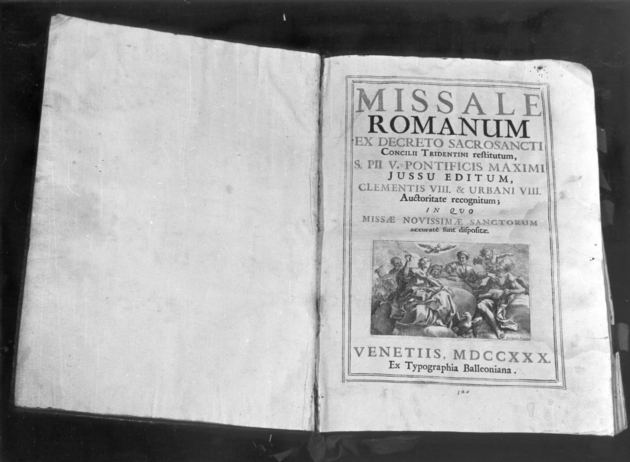 coperta di libro liturgico di Piccini Isabella (sec. XVIII)