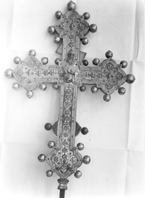 croce processionale di Marti Francesco (maniera) (prima metà sec. XVI)