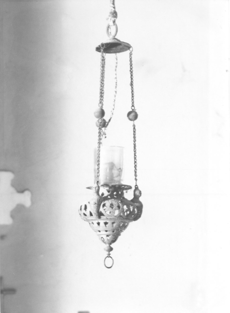 lampada pensile - ambito lucchese (sec. XVII)